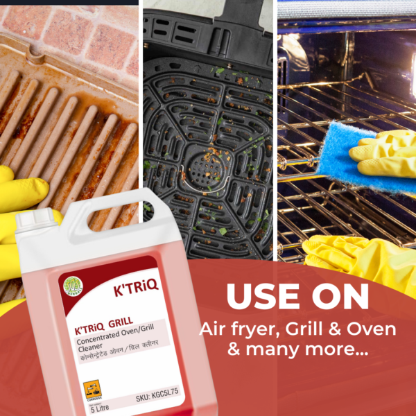 Oven Cleaner | Cleaning Liquid for Chimney, Grills, Gas, Exhaust Fan | Kitchen Cleaner Kitchen Cleaner  (5 L) - Image 2