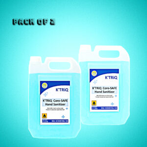 Coro-SAFE 70% Alcohol Based Instant Hand Sanitizer Refill 5 Litre(Pack of 2), Kills 99.9% Germs, WHO Recommended Formula & FDA Approved, Sanitizer