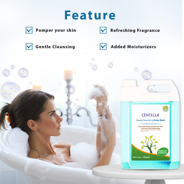 Body Wash Soft Skin Aloe Vera Long Lasting Fragrance | Body Wash and Shower Gel for Women and Men | (5 Litre Pack of 1) - Image 5